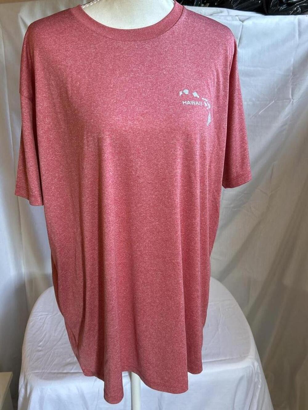 Men's Hawaii Souvenir Graphic Tee, Red, Size XL